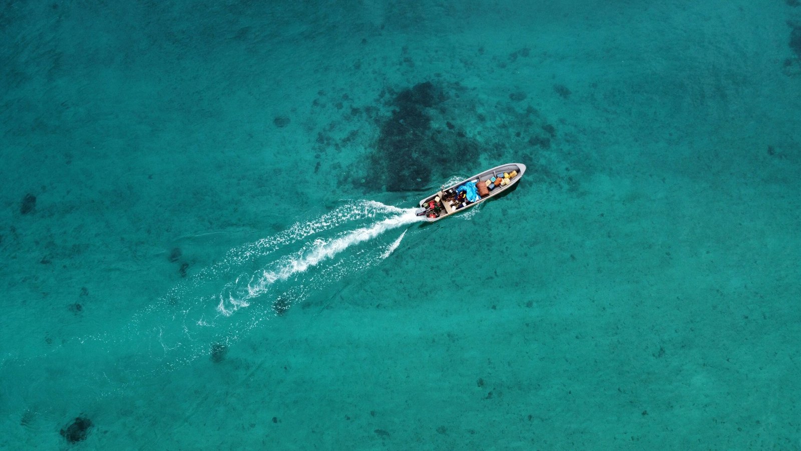a boat in the water